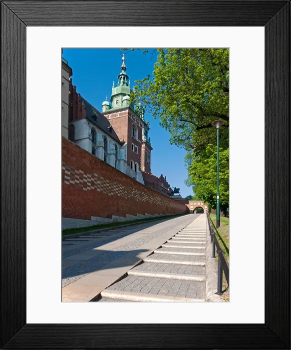 Framed Print : Main entrance to royal Wawel Castle in Cracow, Poland Framed Print : Main entrance to royal Wawel Castle in Cracow, Poland