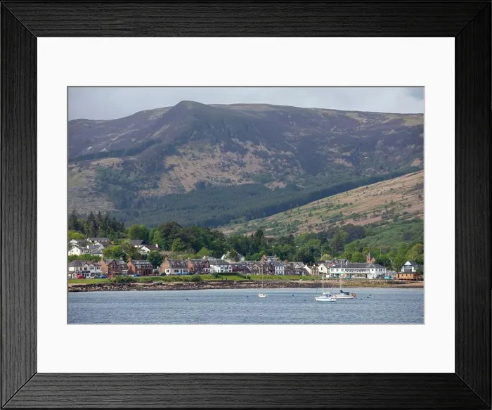 Framed Print : Brodick harbour from the calmac ferry Framed Print : Brodick harbour from the calmac ferry
