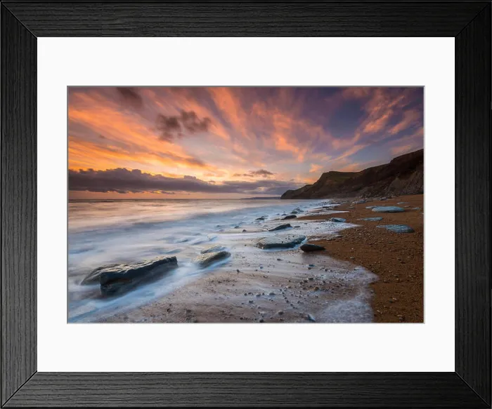 Framed Print : Eype, Dorset, UK. 19th January 2018 Framed Print : Eype, Dorset, UK. 19th January 2018