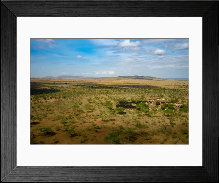 Framed Print : aerial photography of the grassland in Serengeti National Park, Tanzania Framed Print : aerial photography of the grassland in Serengeti National Park, Tanzania
