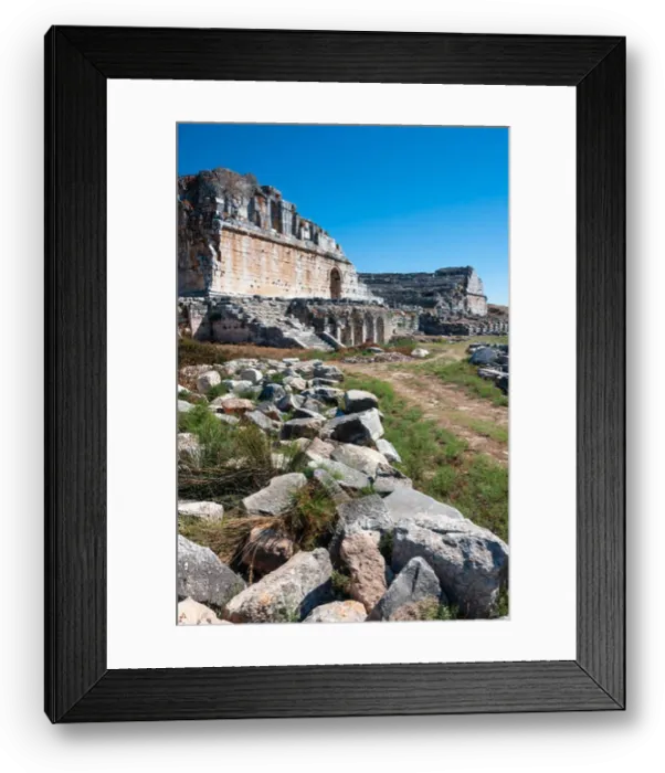 Framed Print : Miletus theater ruins, Turkey Framed Print : Miletus theater ruins, Turkey