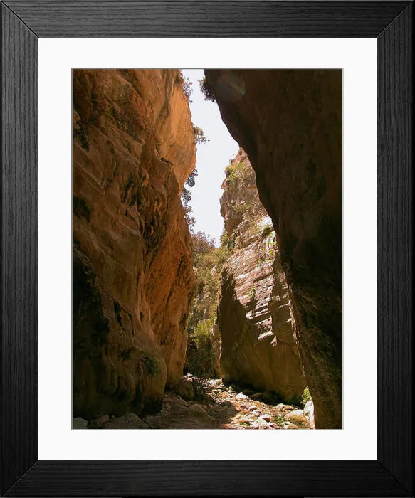 Framed Print : Avakas (Avgas) Gorge, Paphos district, Cyprus: ravine and vertical rock walls Framed Print : Avakas (Avgas) Gorge, Paphos district, Cyprus: ravine and vertical rock walls