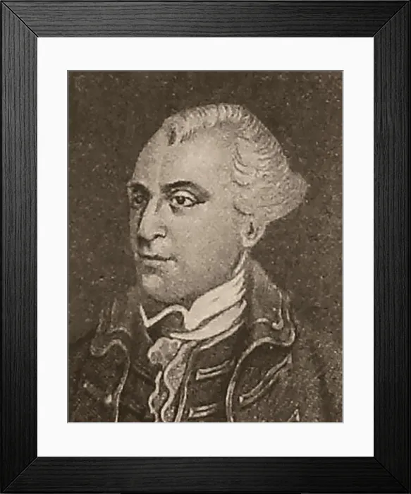 Framed Print : A portrait of British MP John Wilkes - 1725-1797 ( Member of Parliament for Aylesbury 1757 and English radical)