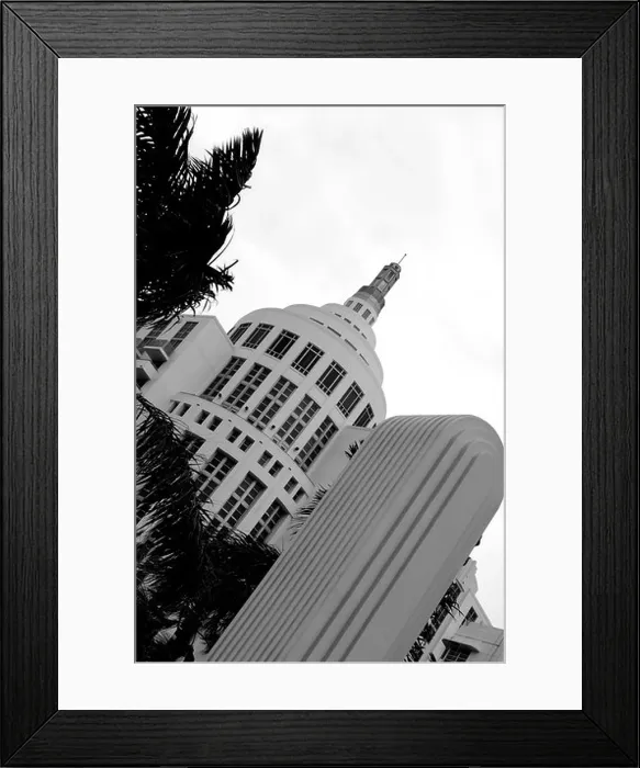 Framed Print : Miami building