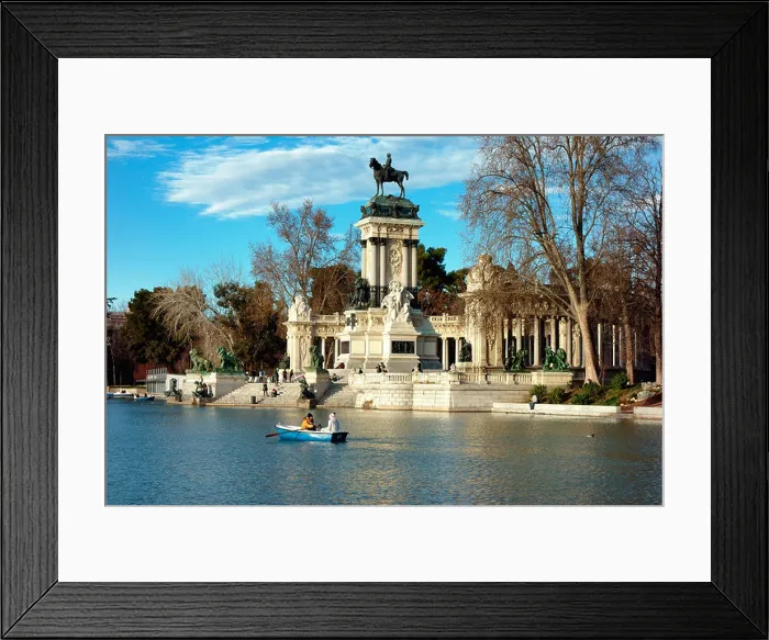 Framed Print : Monument of King Alfonso XII in Buen Retiro Park Madrid Framed Print : Monument of King Alfonso XII in Buen Retiro Park Madrid