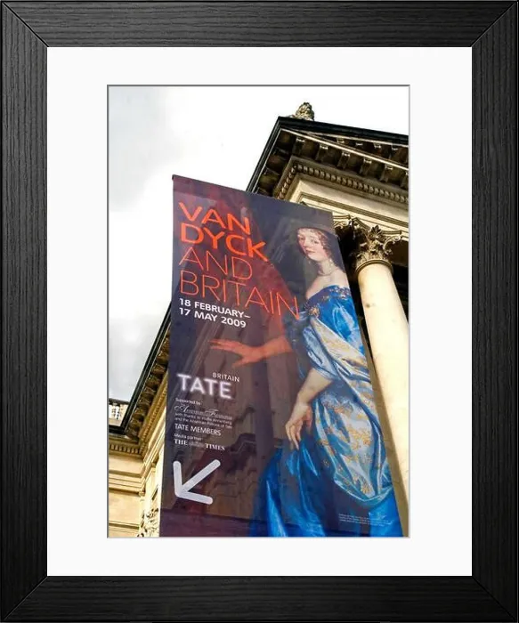 Framed Print : Tate Britain Banner Framed Print : Tate Britain Banner