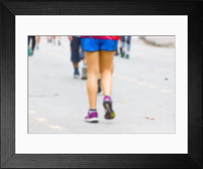 Framed Print : Blurred - People jogging at the park Bangkok Thailand Framed Print : Blurred - People jogging at the park Bangkok Thailand
