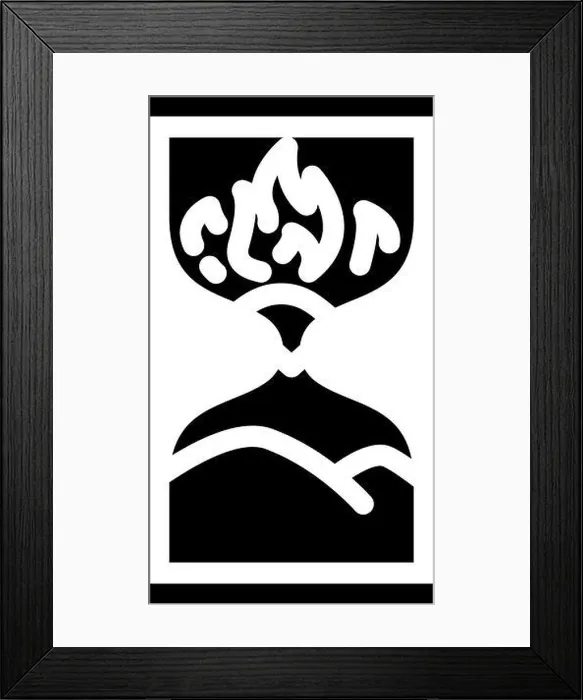 Framed Print : project deadline glyph icon vector illustration Framed Print : project deadline glyph icon vector illustration