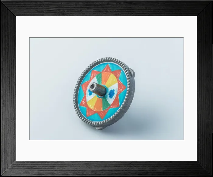Framed Print : Seoul, South Korea - Jan.10. 2025: Official genuine paengi (spinning tops) in Squid Game 2 Framed Print : Seoul, South Korea - Jan.10. 2025: Official genuine paengi (spinning tops) in Squid Game 2