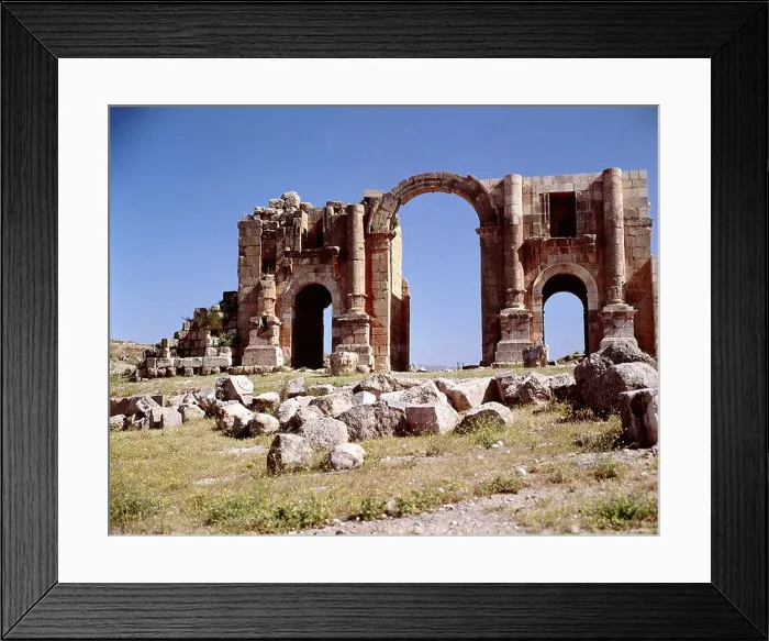 Framed Print : geography / travel, Jordan, Jerash Framed Print : geography / travel, Jordan, Jerash