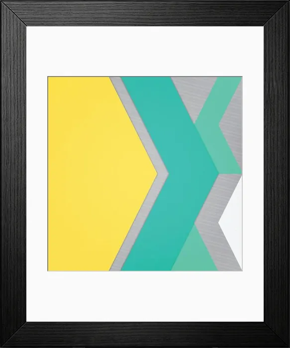 Framed Print : abstract background with colorful arrows over gray paper texture. vector material design Framed Print : abstract background with colorful arrows over gray paper texture. vector material design