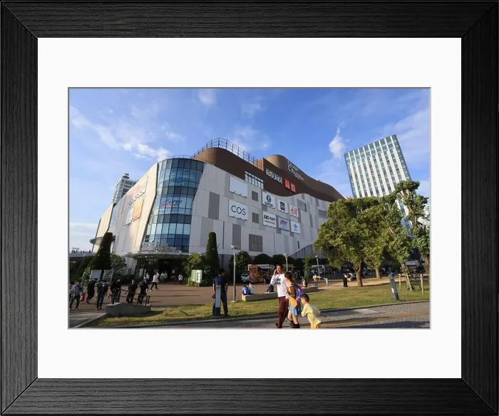 Framed Print : Tokyo May 5 2023: exterior of Odaiba's DiverCity Tokyo Plaza in Odaiba seaside park. one of shopping mall in Odaiba Framed Print : Tokyo May 5 2023: exterior of Odaiba's DiverCity Tokyo Plaza in Odaiba seaside park. one of shopping mall in Odaiba