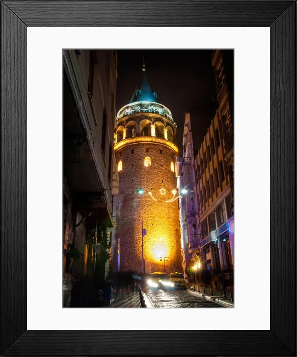 Framed Print : Galata Tower