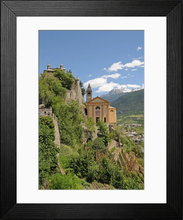 Framed Print : Saint St Pierre Castle Castello Parish Church Framed Print : Saint St Pierre Castle Castello Parish Church