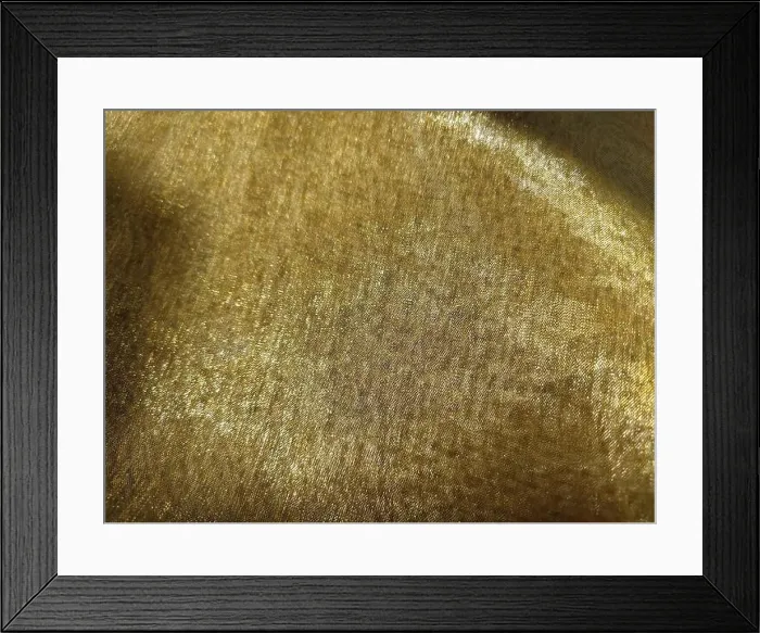 Framed Print : Beautiful gold fabric. Organza in yellow Framed Print : Beautiful gold fabric. Organza in yellow
