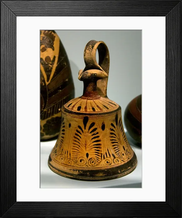 Framed Print : Oil Flask Corinthians Corinth Greece Greek pottery earthenware 570 BC Terracotta Framed Print : Oil Flask Corinthians Corinth Greece Greek pottery earthenware 570 BC Terracotta