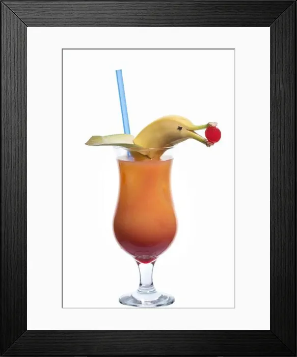 Framed Print : Cocktail, Tepuila Sunrise on a white background, Bavaria, Germany Framed Print : Cocktail, Tepuila Sunrise on a white background, Bavaria, Germany