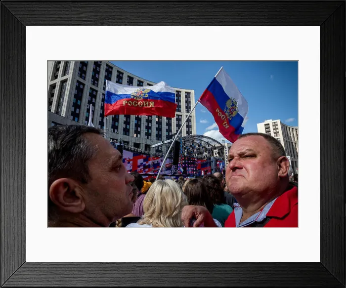 Framed Print : Moscow, Russia. 24th, August Framed Print : Moscow, Russia. 24th, August