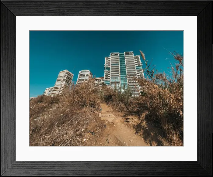 Framed Print : Sabah Nassar's Rock at Raouche in Beirut Framed Print : Sabah Nassar's Rock at Raouche in Beirut