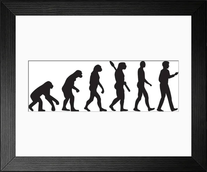 Framed Print : Smartphone evolution Framed Print : Smartphone evolution