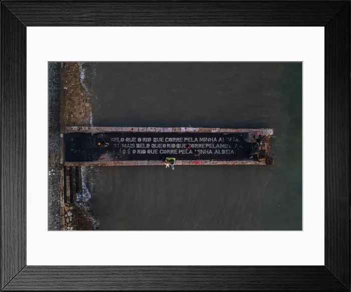 Framed Print : Aerial view of a poem by Alberto Caeiro Framed Print : Aerial view of a poem by Alberto Caeiro