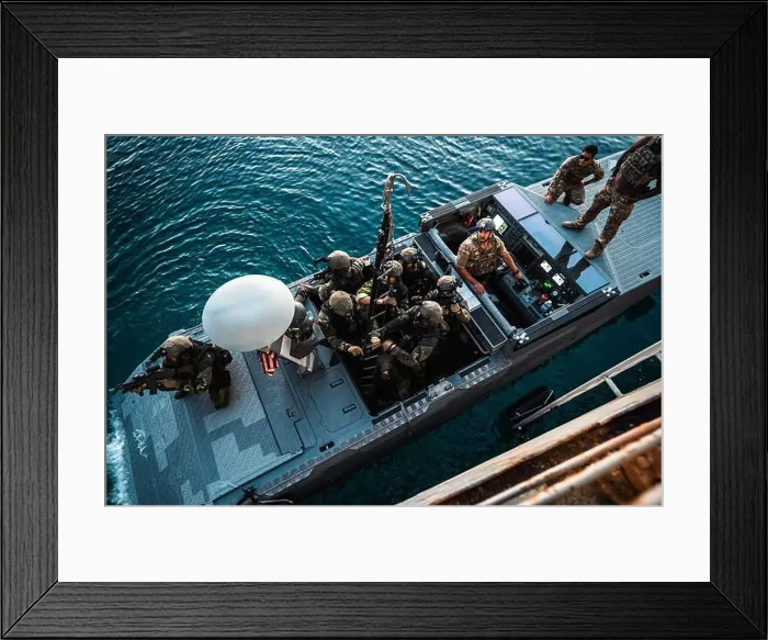 Framed Print : Swedish Marines with 4th Marine Regiment Framed Print : Swedish Marines with 4th Marine Regiment
