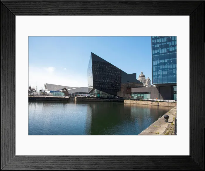 Framed Print : 11 Mann Island and The Museum of Liverpool Life by Canning Dock Liverpool Waterfront Liverpool Merseyside England