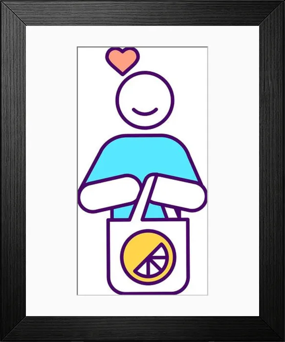 Framed Print : Brand loyalty RGB color icon Framed Print : Brand loyalty RGB color icon