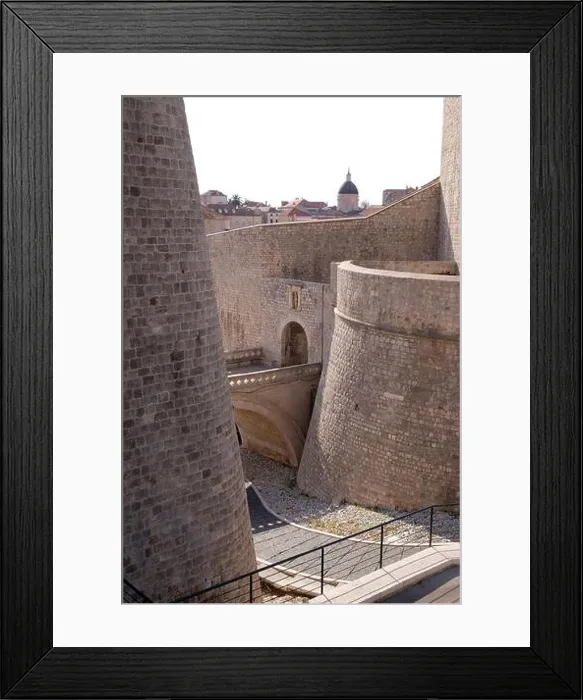 Framed Print : Ploce Gate one of the entrance gates to the old walled city of Dubrovnik, Croatia Framed Print : Ploce Gate one of the entrance gates to the old walled city of Dubrovnik, Croatia