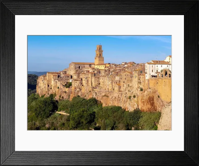 Framed Print : View of Pitigliano, Tuscany, Italy Framed Print : View of Pitigliano, Tuscany, Italy