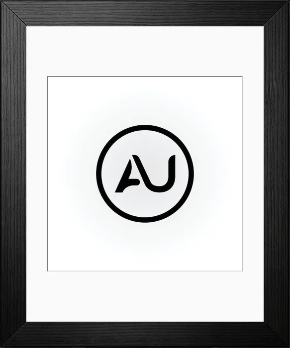 Framed Print : Initial AJ Letter Logo With Creative Modern Business Typography Vector Template Framed Print : Initial AJ Letter Logo With Creative Modern Business Typography Vector Template