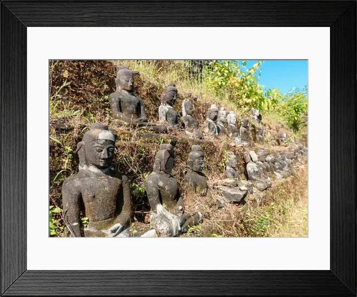 Framed Print : Koe Thaung Pagoda, Mrauk U, Myanmar Framed Print : Koe Thaung Pagoda, Mrauk U, Myanmar