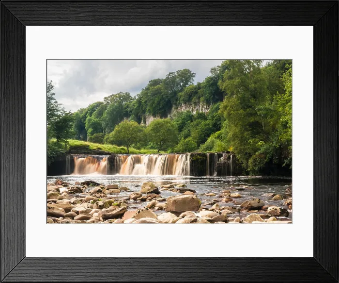 Framed Print : Wainwath Falls on the river swale in the Yorkshire Dales National Park, Yorkshire, England. 05 August 2007 Framed Print : Wainwath Falls on the river swale in the Yorkshire Dales National Park, Yorkshire, England. 05 August 2007
