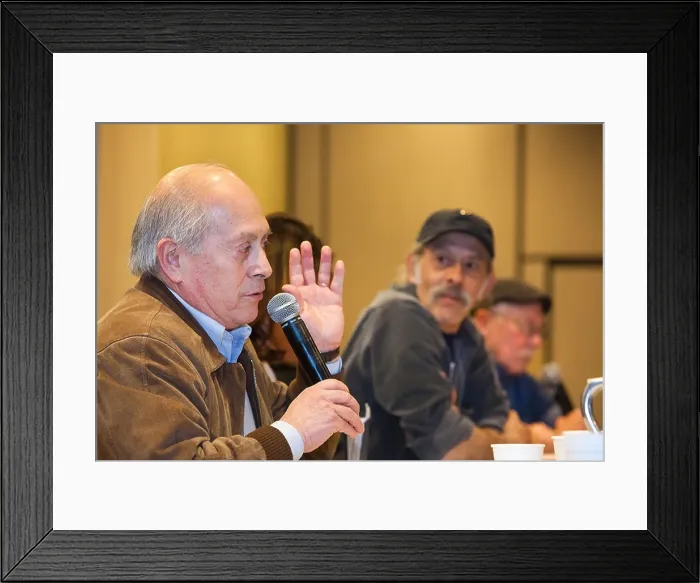 Framed Print : Baldemar Velasquez, president of the Farm Labor Organizing Committee Framed Print : Baldemar Velasquez, president of the Farm Labor Organizing Committee