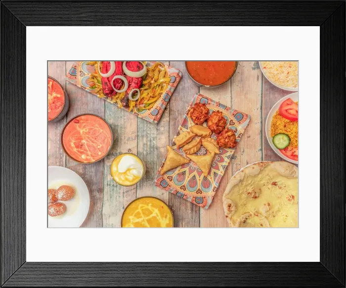 Framed Print : Spices are the cornerstone of Indian cuisine, the reason for its depth and complexity of flavor Framed Print : Spices are the cornerstone of Indian cuisine, the reason for its depth and complexity of flavor