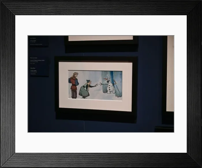 Framed Print : Detail of the exhibition during the presentation of the exhibition Disney: The exhibition - 100 years of Magic Framed Print : Detail of the exhibition during the presentation of the exhibition Disney: The exhibition - 100 years of Magic