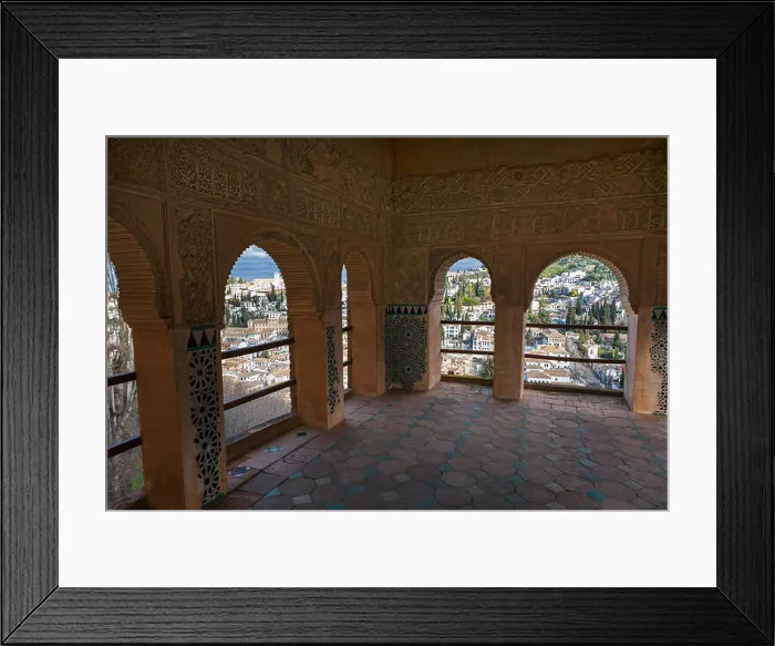 Framed Print : View over Sacromonte from the mirador in the Torre de las Damas (Tower of the Ladies) Framed Print : View over Sacromonte from the mirador in the Torre de las Damas (Tower of the Ladies)