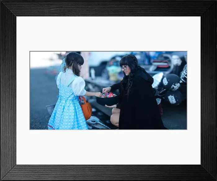 Framed Print : Trick-or-treating. Too cute to spook Framed Print : Trick-or-treating. Too cute to spook