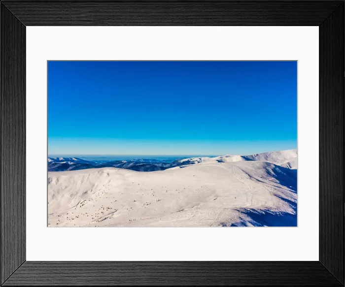 Framed Print : Amazing winter mountain landscape in Ukrainian Carpathians Framed Print : Amazing winter mountain landscape in Ukrainian Carpathians