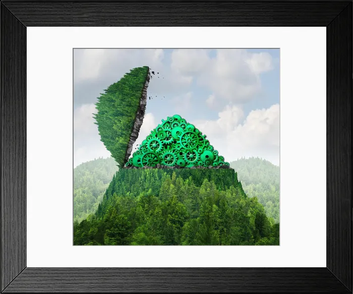 Framed Print : Earth science or geoscience and the study of the laws of nature as a symbol of natural physics Framed Print : Earth science or geoscience and the study of the laws of nature as a symbol of natural physics