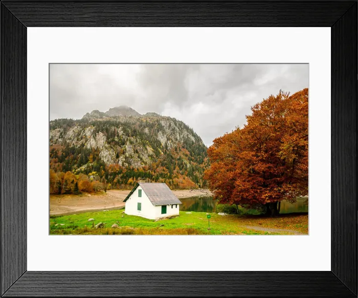 Framed Print : This is an outstanding mountain walk around the seven Ayous Lakes at the head of the Ossau Valley
