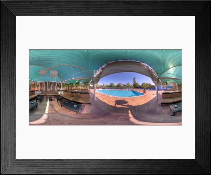Framed Print : Camay Club in Sofia, Bulgaria - by the pool 2 Framed Print : Camay Club in Sofia, Bulgaria - by the pool 2