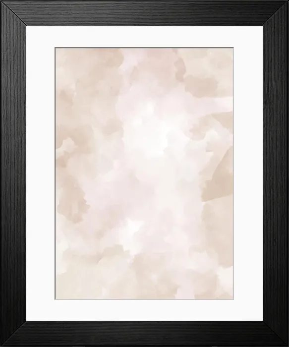 Framed Print : Neutral coloured hand painted elegant watercolour texture background Framed Print : Neutral coloured hand painted elegant watercolour texture background
