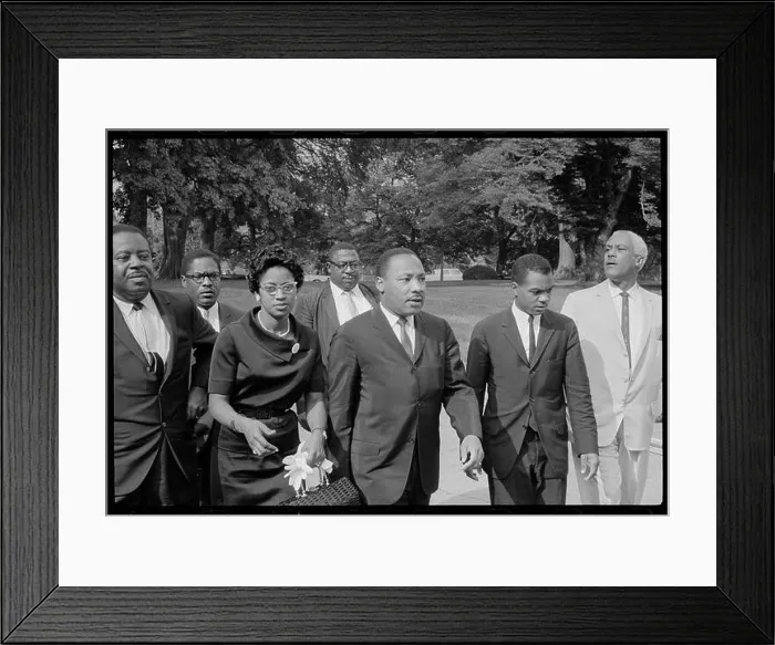 Framed Print : Rev Martin Luther King Framed Print : Rev Martin Luther King