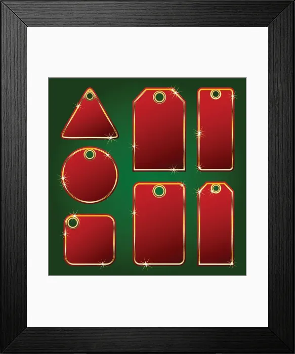 Framed Print : tags, this illustration may be useful as designer work Framed Print : tags, this illustration may be useful as designer work