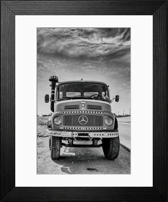 Framed Print : Vintage Mercedes-Benz -HDR-front view Framed Print : Vintage Mercedes-Benz -HDR-front view