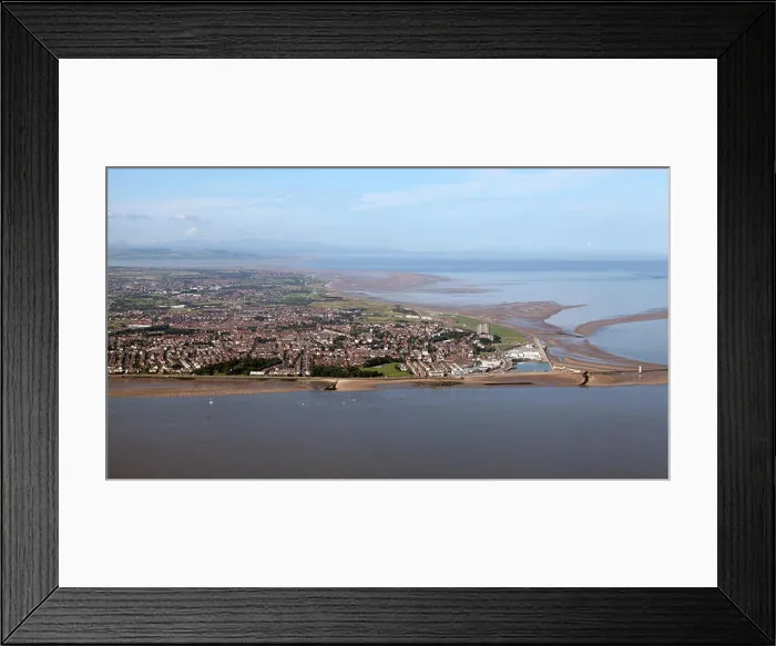 Framed Print : aerial view of Wallasey and The Wirral on the Mersey near Liverpool Framed Print : aerial view of Wallasey and The Wirral on the Mersey near Liverpool
