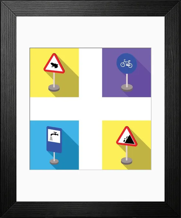 Framed Print : bicycle, collection, design, different Framed Print : bicycle, collection, design, different
