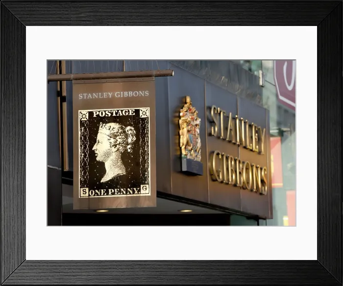 Framed Print : London, England, UK. Stanley Gibbons stamp shop on The Strand Framed Print : London, England, UK. Stanley Gibbons stamp shop on The Strand