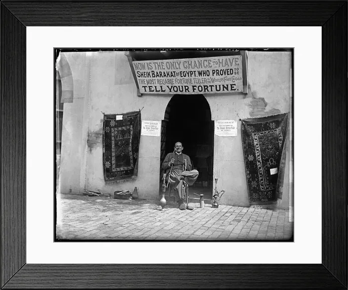 Framed Print : Hookah smoking fortune teller Sheik Barakat of Egypt at the California Midwinter International Exposition Framed Print : Hookah smoking fortune teller Sheik Barakat of Egypt at the California Midwinter International Exposition